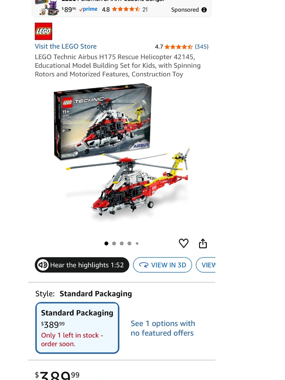 Lego Technic airbus H175